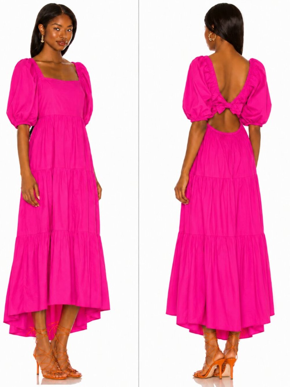 MINKPINK Yasamin Cotton Midi Dress Size Small NWT MG22X3453